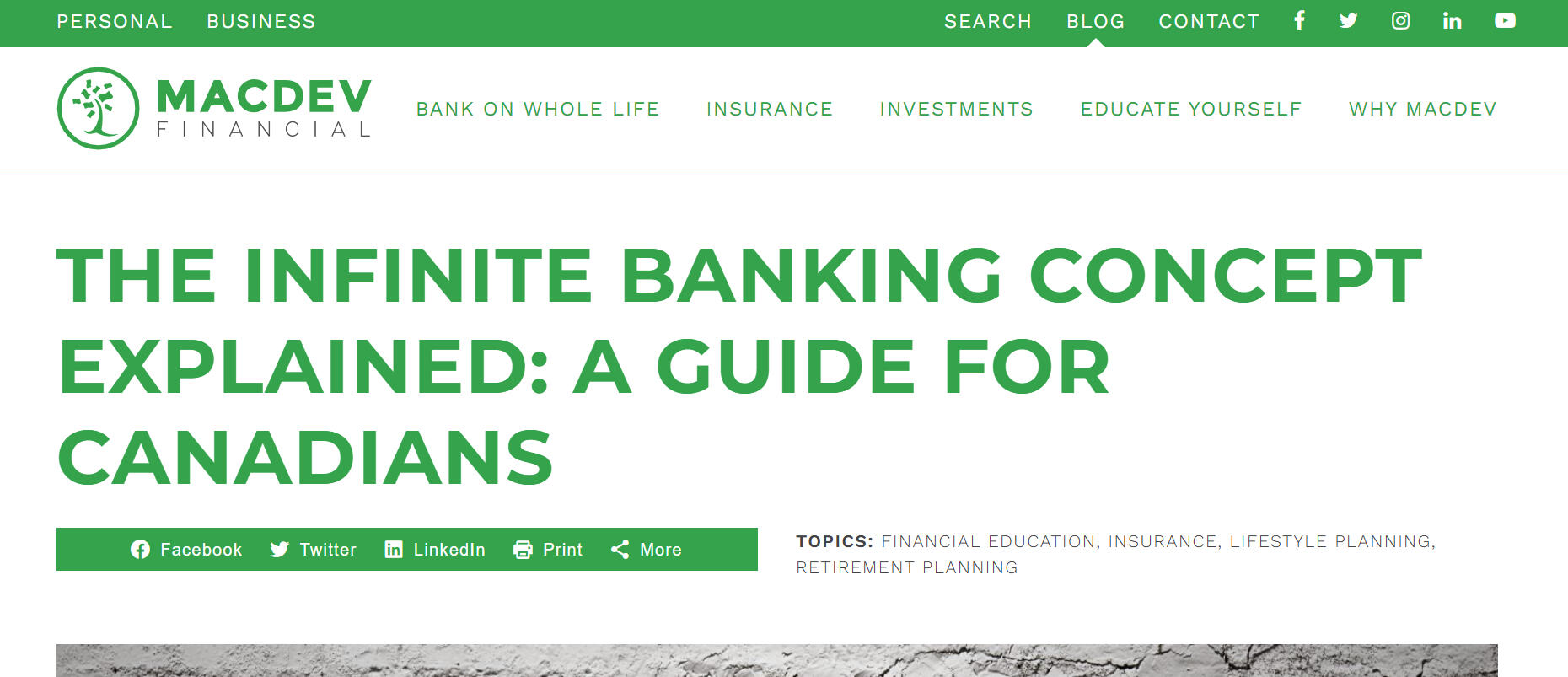 Infinite Banking Concept Explained.